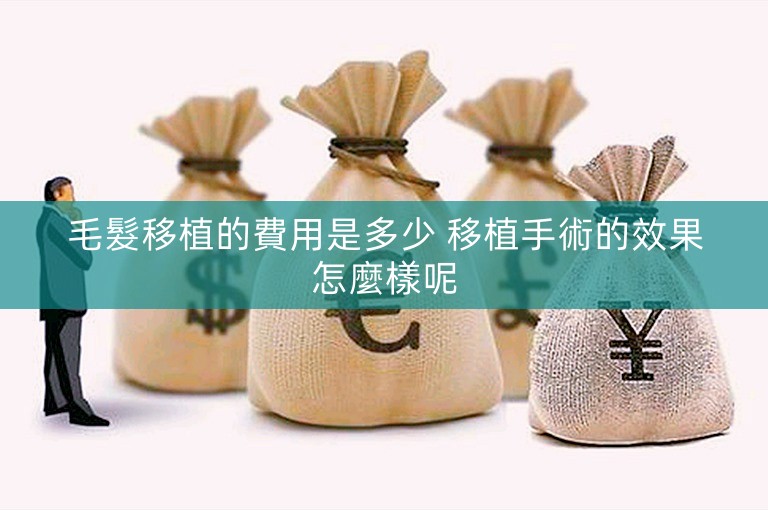 毛髮移植的費用是多少 移植手術的效果怎麼樣呢 毛髮移植的費用是多少 移植手術的效果怎麼樣呢
