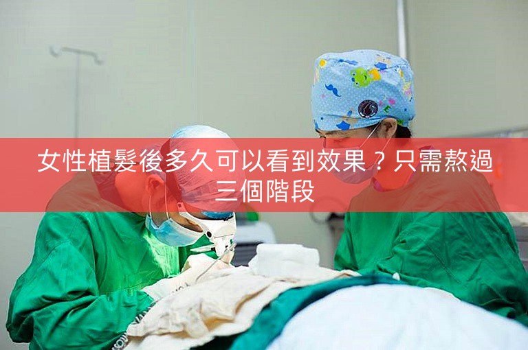 女性植髮後多久可以看到效果?只需熬過三個階段 女性植髮後多久可以看到效果?只需熬過三個階段