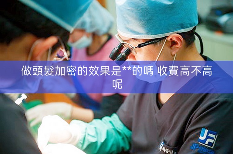 做頭髮加密的效果是**的嗎 收費高不高呢