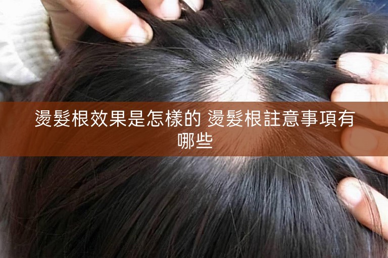 燙髮根效果是怎樣的 燙髮根註意事項有哪些