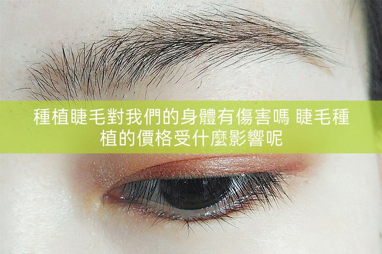 種植睫毛對我們的身體有傷害嗎 睫毛種植的價格受什麼影響呢